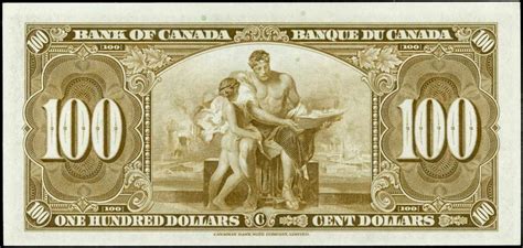 Canadian 100 Dollar Bill 1937|World Banknotes & Coins Pictures | Old ...