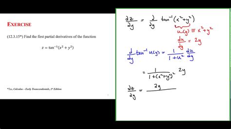 Partial Derivatives of Arctan - YouTube