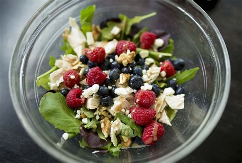 5-Minute Chicken and Berry Salad - Cache Valley Family Magazine