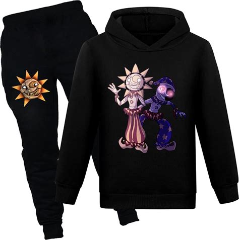 Amazon.com: Mayooni Boys Girls FNAF Sundrop Hoodies and Long Pants Set ...