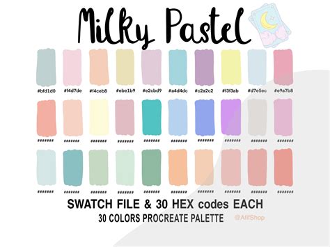 Pastel Color Code Chart | Hot Sex Picture