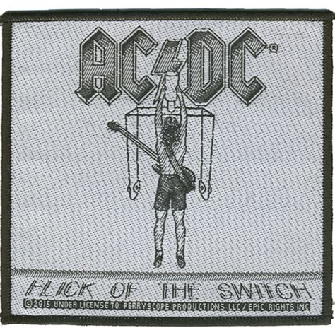 AC/DC Woven Patch – Itskomsikomsa