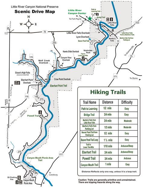 Little River Canyon National Preserve | CANYON RIM DRIVE