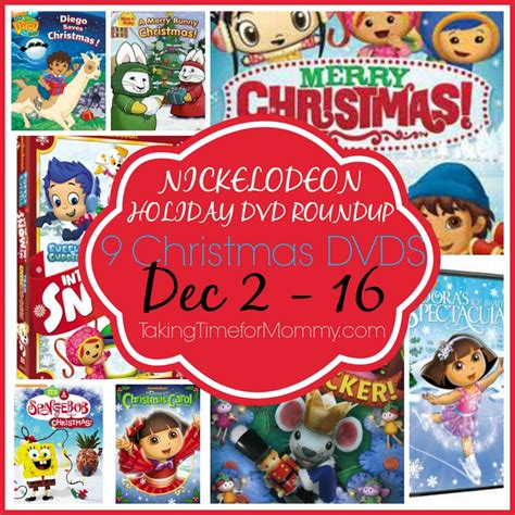 NICKELODEON HOLIDAY DVD ROUNDUP 8 DVD NickJr Giveaway