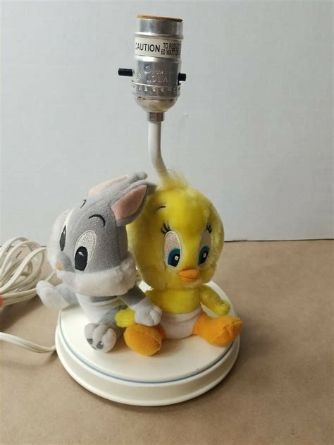 BABY LOONEY TUNES Nursery Lamp Bugs Bunny/Tweety Bird Plush | Etsy