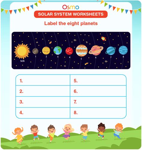 Planets In Order From The Sun Worksheet