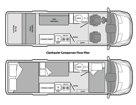 8 Pics Mercedes Sprinter Camper Floor Plans And Description - Alqu Blog