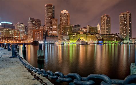 Boston at night | Boston skyline, Boston wallpaper, Boston vacation