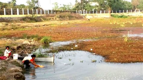 The Motijheel lake water is used for regular household chores ...