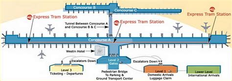 Detroit Airport Terminal Map – Map Of The Usa With State Names