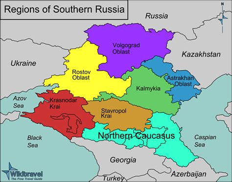 File:Southern Russia regions map.png - Wikitravel