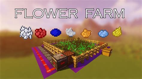 Minecraft Flower Farm - 1.15/1.16 - YouTube