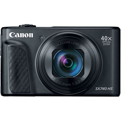 Canon PowerShot SX740 HS Digital Camera (Black) 2955C001 B&H