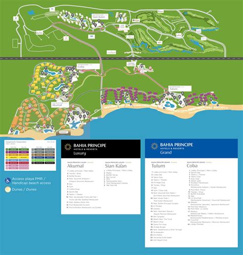 Resort Map | Bahia Principe | Riviera Maya, Mexico