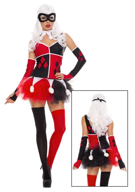 Women's Harley Jester Costume