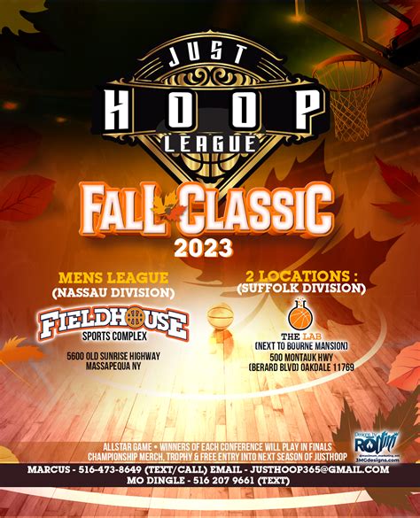 JUST HOOPS MENS LEAGUE FALL CLASSIC 2023