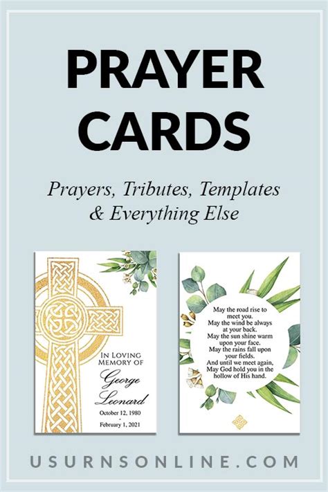 How to Create & Print Funeral Prayer Cards » US Urns Online