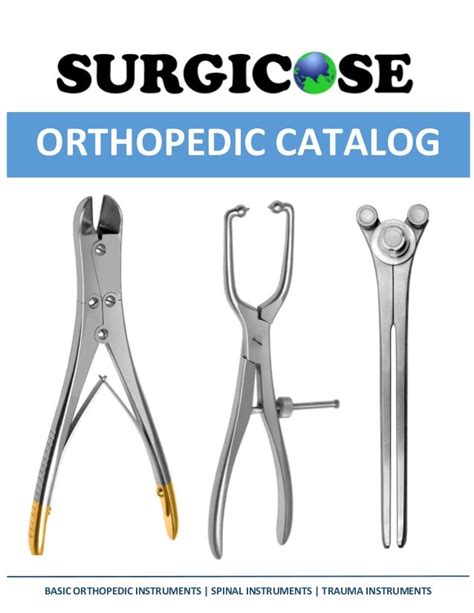 Orthopedic Surgical Instruments Pictures And Names Pdf - PictureMeta