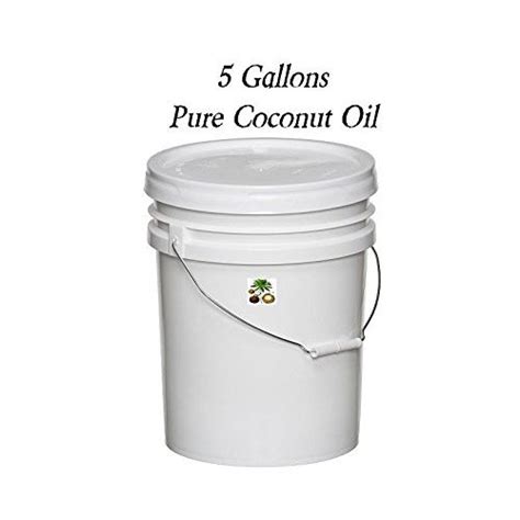 100% PURE Coconut Oil Wholesale 5 Gallon Bucket Bulk Buy (92 Degrees)