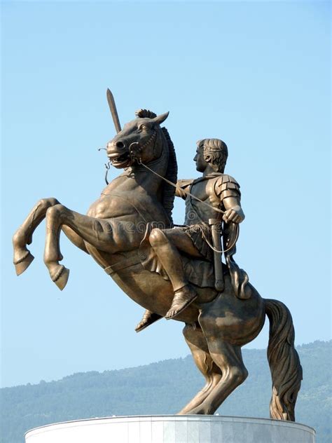 Statue of Alexander the Great Stock Image - Image of sculpture ...