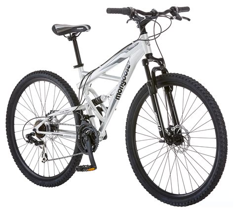 Mongoose Impasse Adult Mountain Bike, Aluminum Frame, Twist Shifters ...