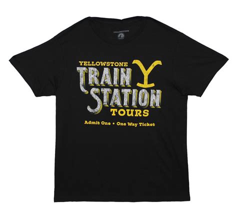 Yellowstone Train Station Tours - Black - Vancouver Rock Shop