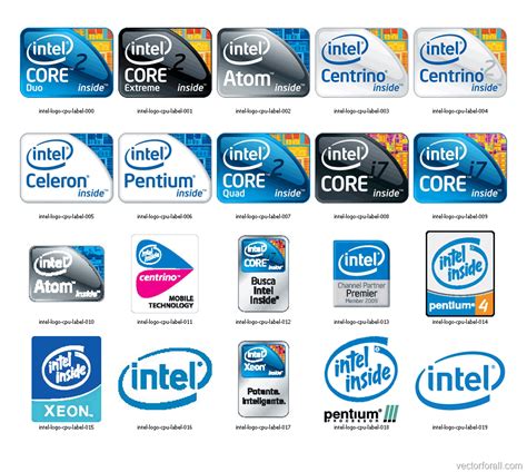 Intel Inside Pentium Logo - LogoDix