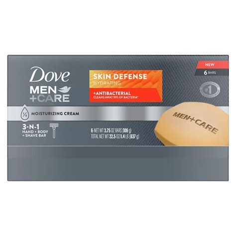 Dove Men+Care Soap Bar Skin Defense 6 Count - Shop Hand & bar soap at H-E-B