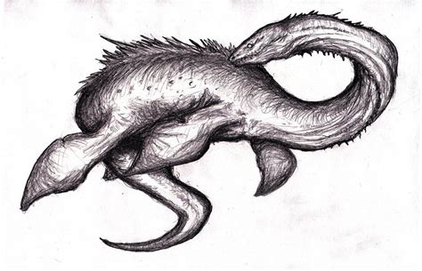 Loch Ness Monster, Plesiosaur Creature IV by KingOvRats.deviantart.com ...