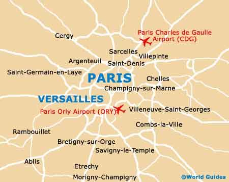 Around The World: Paris Orly Airport (ORY) Maps