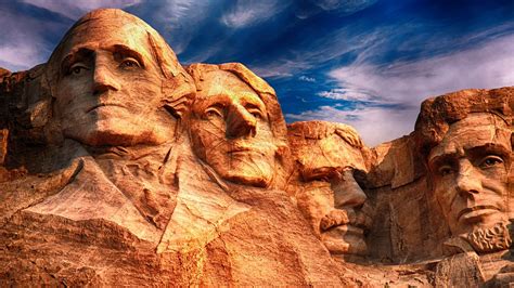 Wallpaper : Mount Rushmore, USA, South Dakota, monument, presidents ...