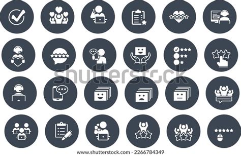 Customer Experience Icon Set Vector Design Stock Vector (Royalty Free ...