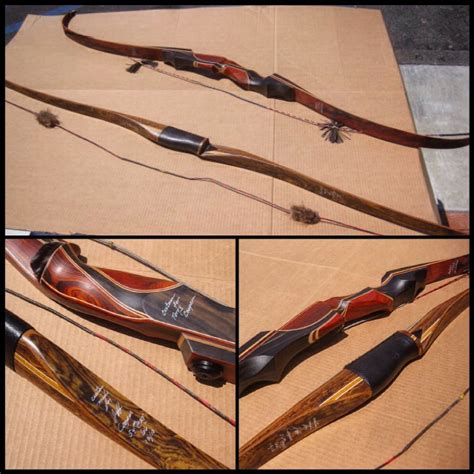 Tropical Exotic Hardwoods: Beautiful set of archery bows for customers ...