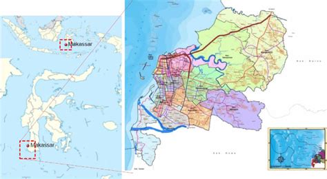 Administration map of Makassar City (Source: Makassar Municipality ...