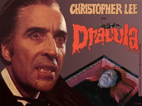 Christopher Lee as Dracula - Hammer Horror Films Wallpaper (6499554 ...