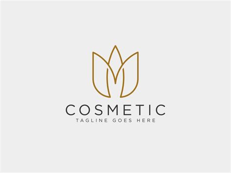 M Logo initial for cosmetic brand | Cosmetic logo, Beauty logo design ...