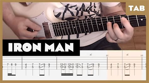 Black Sabbath - Iron Man - Guitar Tab | Lesson | Cover | Tutorial - YouTube