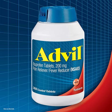 Advil Ibuprofen 200 mg., 360 Tablets - Walmart.com