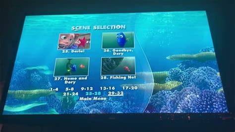 Finding Nemo DVD Menu Walkthrough 2012 - YouTube