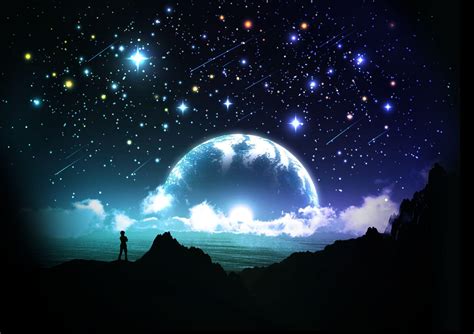 Moon and Stars Wallpapers - Top Free Moon and Stars Backgrounds ...