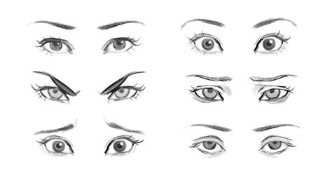 Eye Expressions Drawing Reference and Sketches for Artists