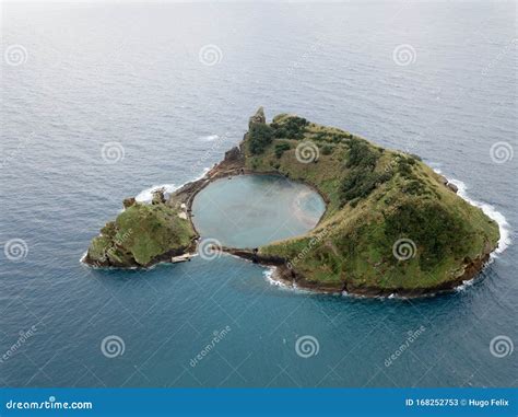 Islet of Vila Franca Do Campo Stock Image - Image of lagoon, lake ...