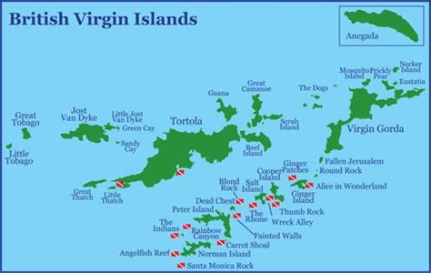 Dive Sites in the BVI Tortola British Virgin Islands, Us Virgin Islands ...