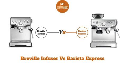 Breville Infuser vs Barista Express [2024 Comparison]