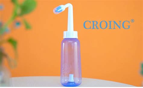 Amazon.com: Croing Sinus Rinse Kit with 40 Salt Packs - Net Pots ...