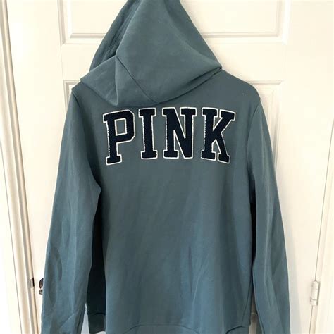 Victoria’s Secret Pink zip up hoodie. Never worn.... - Depop