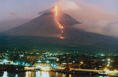 Mount Mayon volcano erupts spilling out ash and lava, chokes Philippines