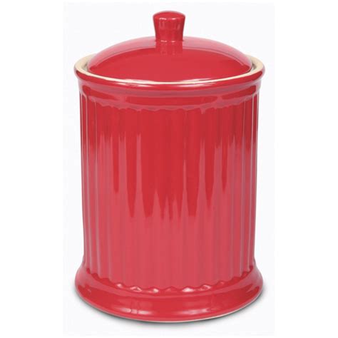 Omni Simsbury Extra Large Canister / Cookie Jar - Red - Walmart.com