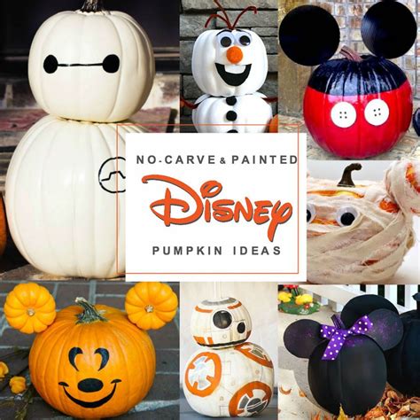 Disney painted pumpkins | Disney pumpkin carving, Disney pumpkin ...