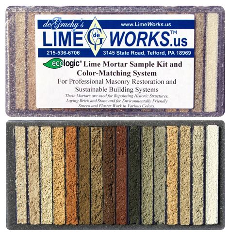 Ecologic™ Lime Mortar Kit - 16 stock Colors - LimeWorks.us